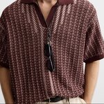 Contrast Lapel Knitted Polo Shirt Factory - OEM Custom Men's Short-sleeved Trendy