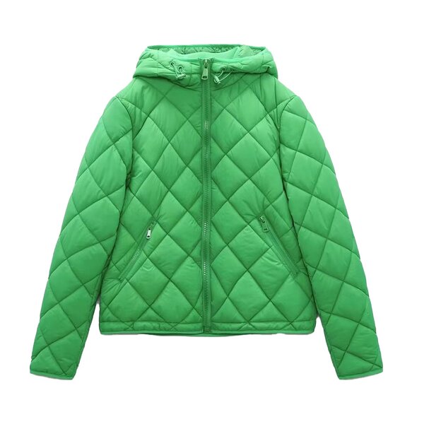 Hooded Cotton Coat Factory - OEM Custom Autumn Winter Long Sleeves Side Pocket