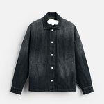 Washed Denim Shirt Factory - OEM Custom Spring Men's Retro Loose Lapel Casual