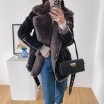 Oversize Winter Jacket Factory - OEM Custom Faux Fur Reversible With Belt