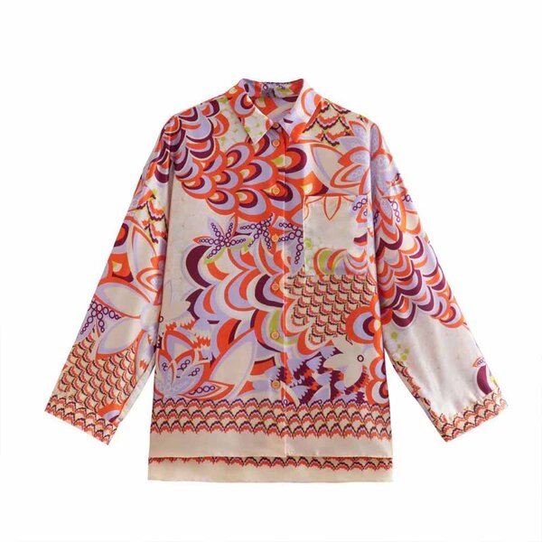 Women's Blouse Factory - OEM Custom Single-breasted Lapel Elegant Shirt