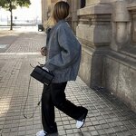 Grey Jacket Coat Factory - OEM Custom Vintage Long Sleeve Casual Outerwear