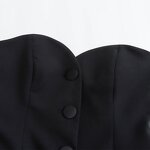 Single Breasted Off-shoulder Tank Top Factory - OEM Custom Retro Backless Chic Vest