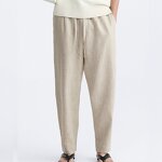 Blended Pants Factory - OEM Custom Summer Men's High Waist Drawstring Casual