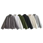 Grey Jacket Coat Factory - OEM Custom Vintage Long Sleeve Casual Outerwear