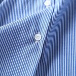 Striped Shirt Factory - OEM Custom Retro Lapel Long Sleeve Blouse