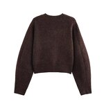 Gold Buttoned Knitted Jacket Factory - OEM Custom Women's New Fashion Retro Casual