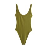 Women's Bodysuit Factory - OEM Custom Sleeveless Halter Sexy Elegant Slim