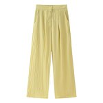 Vest Trousers Suit Factory - OEM Custom Retro V-neck Sleeveless High Waist