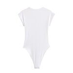 Knitted Jumpsuit Factory - OEM Custom Summer Slim Sexy Round Neck Short Sleeve