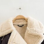 Warm Cropped Jacket Factory - OEM Custom Autumn Winter Long Sleeve Coat