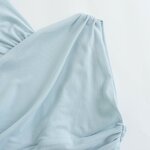 One-shoulder Asymmetrical Jumpsuit Factory - OEM Custom Sexy Pleated Backless