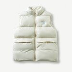 Sleeveless Vest Factory - OEM Custom Men's Autumn Winter Stand Collar Solid Color