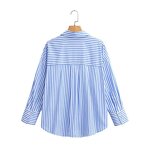 Poplin Shirt Factory - OEM Custom Retro Casual V Neck Sexy Elegant Shirt