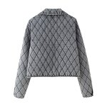 Stone-washed Quilted Cotton Coat Factory - OEM Custom Autumn Fashion Retro Casual