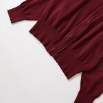 Hooded Knitted Sports Sweater Factory - OEM Custom Zipper Casual Women's Top