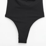 Metal Ornaments Jumpsuit Factory - OEM Custom Retro Sexy Sleeveless Classic Black