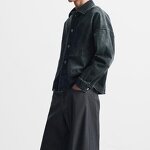 Washed Denim Shirt Factory - OEM Custom Spring Men's Retro Loose Lapel Casual