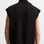 V-neck Heart Jacquard Sweater Vest Factory - OEM Custom Spring Men's Street Style
