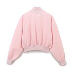 Women's Zipper Jacket Sweatshirt Factory - OEM Custom Solid Color Retro