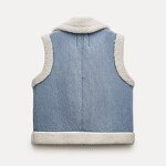Windproof Warm Vest Factory - OEM Custom Autumn Winter Vintage Patch Pocket