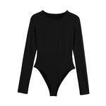 Long-sleeved Jumpsuit Factory - OEM Custom Retro Round Neck Casual Female