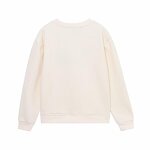 Letter Embroidery Sweatshirt Factory - OEM Custom Women's Round Neck Slim Fit