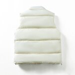 Sleeveless Vest Factory - OEM Custom Men's Autumn Winter Stand Collar Solid Color