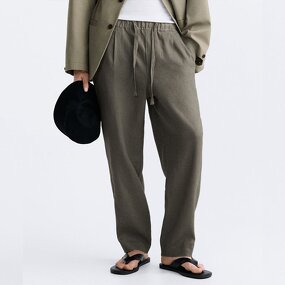 Blended Pants Factory - OEM Custom Summer Men's High Waist Drawstring Casual