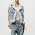 Windproof Warm Vest Factory - OEM Custom Autumn Winter Vintage Patch Pocket