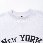 Text Embroidered Velvet Sweatshirt Factory - OEM Custom Sports Retro Ladies Top