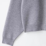 Ribbed Knitted Sports Sweater Factory - OEM Custom Retro Round Neck Female Tops