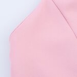 Double-Breasted Halter Collar Vest Top Factory - OEM Custom Summer Fashion Retro Solid