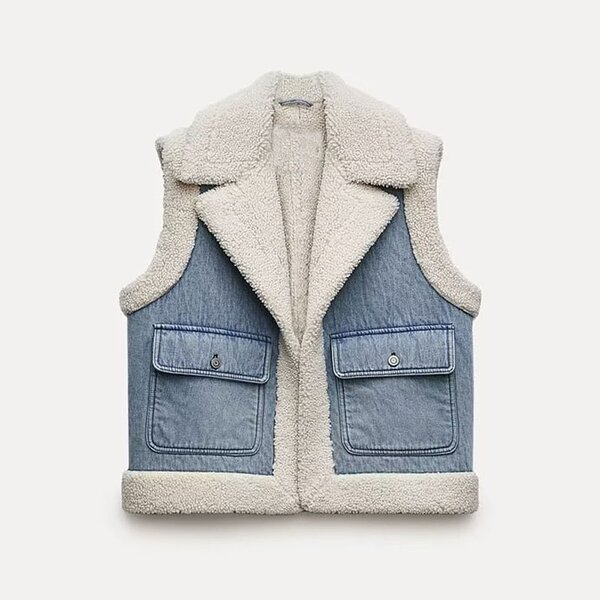 Windproof Warm Vest Factory - OEM Custom Autumn Winter Vintage Patch Pocket