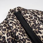 Leopard Print Cotton Coat Factory - OEM Custom Women Fashion Long Sleeves Button