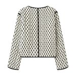 Flower Quilted Cotton Jacket Factory - OEM Custom Autumn Fashion Retro Long Sleeve