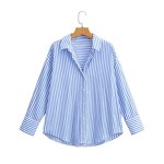 Poplin Shirt Factory - OEM Custom Retro Casual V Neck Sexy Elegant Shirt