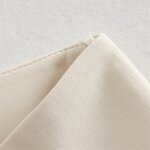 Side Slit Straight-leg Trousers Factory - OEM Custom Vintage Zip Fly High Waist