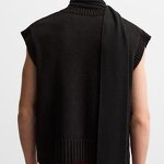 V-neck Heart Jacquard Sweater Vest Factory - OEM Custom Spring Men's Street Style
