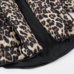 Leopard Print Cotton Coat Factory - OEM Custom Women Fashion Long Sleeves Button