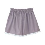 Plaid Shirt Shorts Set Factory - OEM Custom Summer Button Shirt Elastic Waist