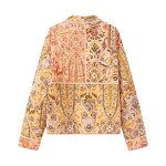 Stand Collar Printed Jacket Factory - OEM Custom Autumn Winter Long Sleeve Versatile