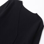 Belt With Shoulder Pads Sweater Factory - OEM Custom Retro V-neck Long-sleeved Female