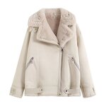 Faux Fur Reversible Jacket Factory - OEM Custom Thickened Warm Long Sleeve Coat