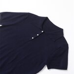 Short-sleeved Knitted Sweater Factory - OEM Custom Retro Lapel Basic Casual Female