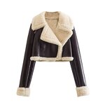 Warm Cropped Jacket Factory - OEM Custom Autumn Winter Long Sleeve Coat