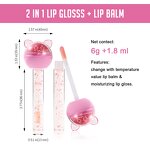 Lip Balm Manufacturer - Cute Panda 2 in 1 Color Changing Oil