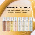 Hair Glitter Spray Manufacturer - Private Label Non-Greasy Shimmer Oil Mist