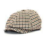 Houndstooth Beret Factory - OEM Hot Sale Unisex Octagonal Literary Youth Cap