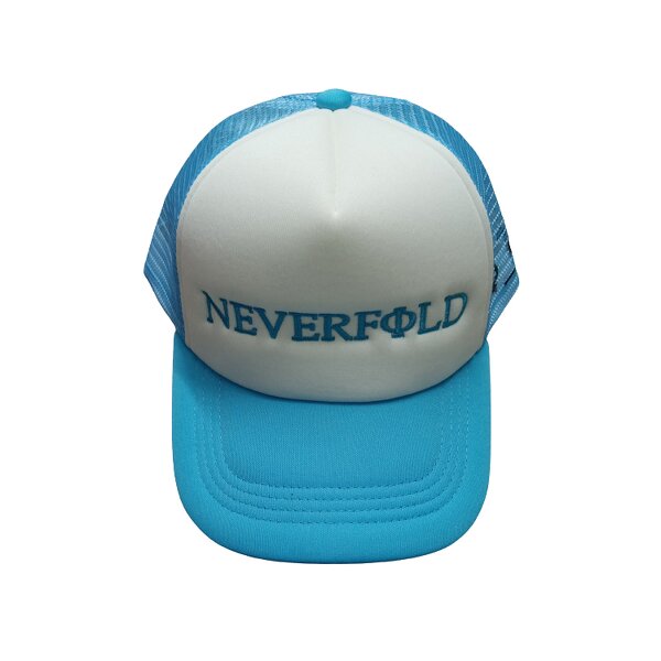 6-Panel Truck Caps Factory - OEM Hot Sale Breathable Grey Polyester Cotton Mesh